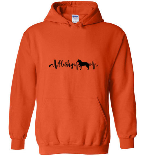 Husky Heartbeat Long Sleeve & Hoodie - WagALotBowWow