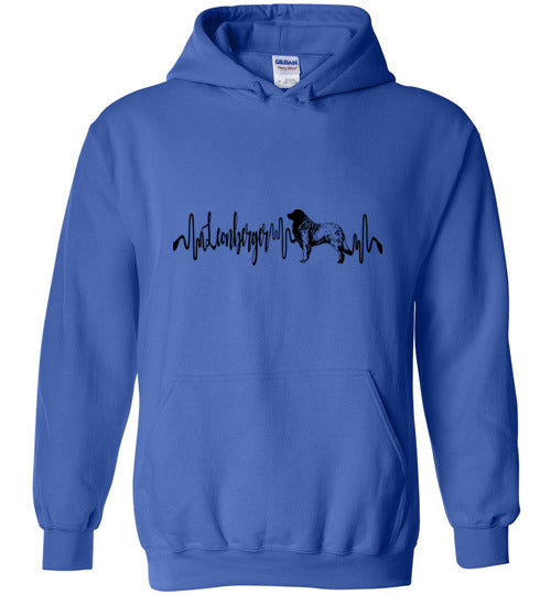 Leonberger Heartbeat Hoodie Unisex - WagALotBowWow