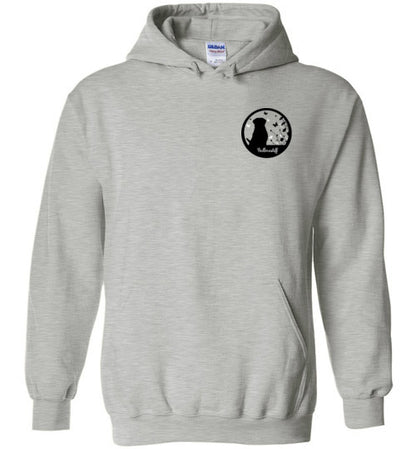 Bullmastiff Flowers Gildan Heavy Blend Hoodie S,M,L,XL - WagALotBowWow