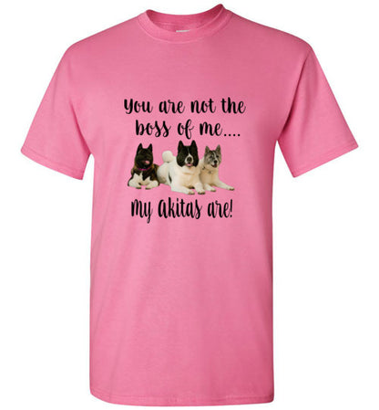 Custom Boss of Me Are Gildan Short Sleeve T-Shirt - WagALotBowWow