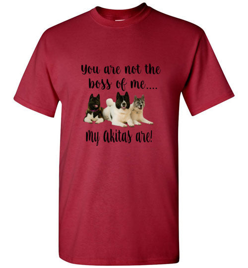 Custom Boss of Me Are Gildan Short Sleeve T-Shirt - WagALotBowWow