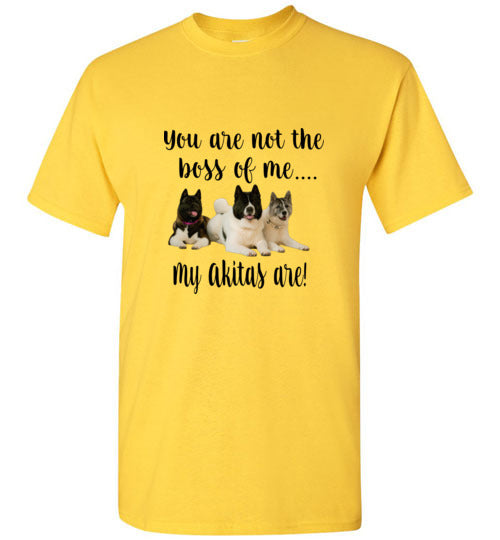 Custom Boss of Me Are Gildan Short Sleeve T-Shirt - WagALotBowWow