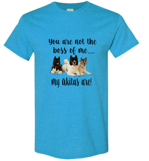 Custom Boss of Me Are Gildan Short Sleeve T-Shirt - WagALotBowWow