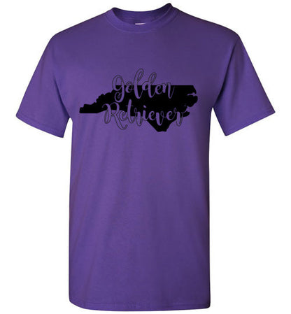 Unisex and Youth NC Golden Gildan Short Sleeve Black Print T-Shirt - WagALotBowWow