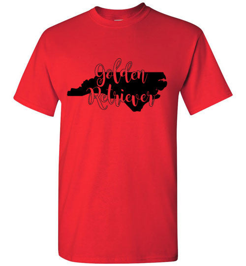 Unisex and Youth NC Golden Gildan Short Sleeve Black Print T-Shirt - WagALotBowWow