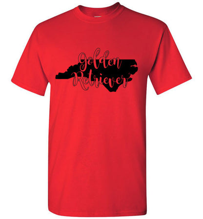 Unisex and Youth NC Golden Gildan Short Sleeve Black Print T-Shirt - WagALotBowWow