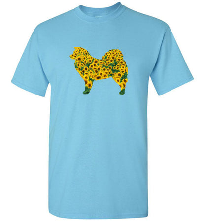 Sunflower Long Coat Unisex Gildan Short-Sleeve T-Shirt - WagALotBowWow