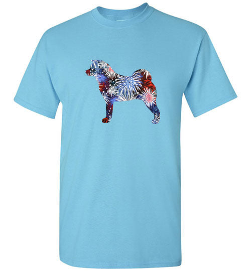 Akita Patriotic Youth Short Sleeve Shirt - WagALotBowWow