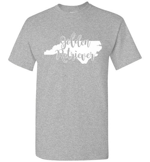 Unisex and Youth NC Golden Gildan Short Sleeve White Print T-Shirt - WagALotBowWow