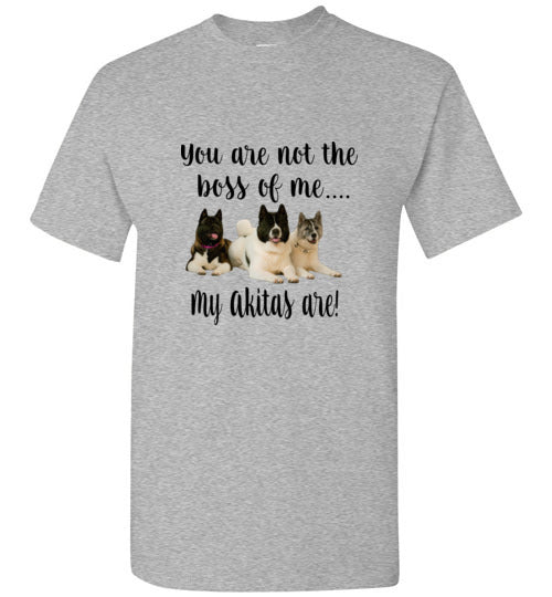 Custom Boss of Me Are Gildan Short Sleeve T-Shirt - WagALotBowWow