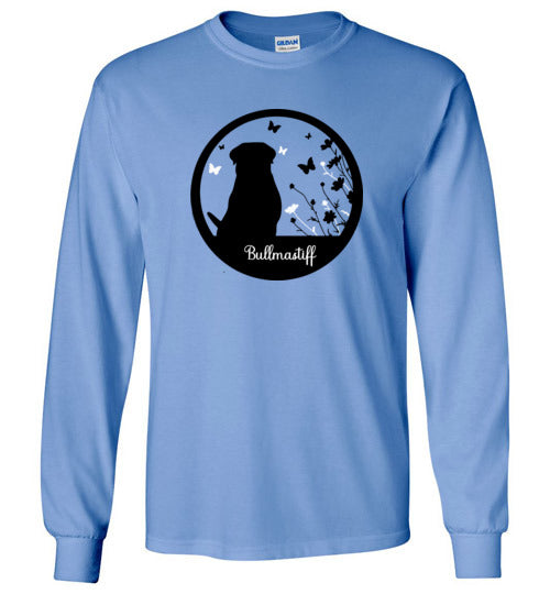 Bullmastiff Flowers Long Sleeve 2XL,3XL,4XL,5XL - WagALotBowWow