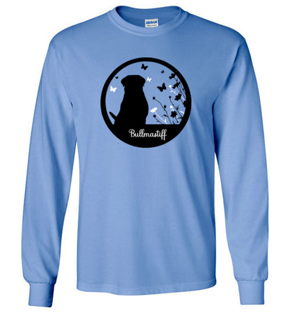 Bullmastiff Flowers Long Sleeve 2XL,3XL,4XL,5XL - WagALotBowWow