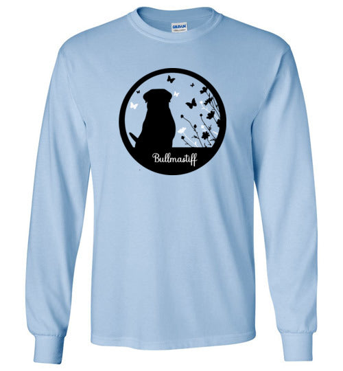 Bullmastiff Flowers Long Sleeve 2XL,3XL,4XL,5XL - WagALotBowWow