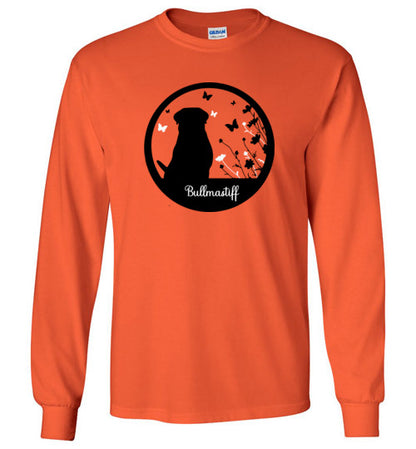 Bullmastiff Flowers Long Sleeve 2XL,3XL,4XL,5XL - WagALotBowWow