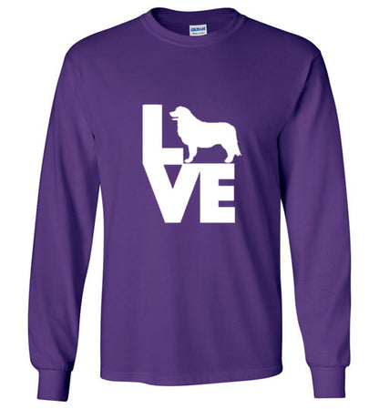 LOVE Leonberger Gildan Long Sleeve T-Shirt - WagALotBowWow