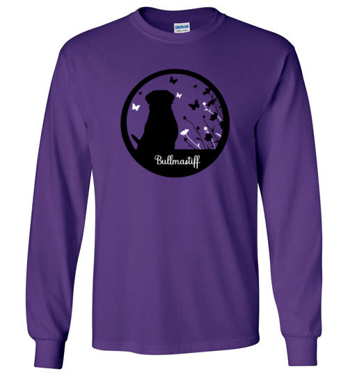 Bullmastiff Flowers Long Sleeve 2XL,3XL,4XL,5XL - WagALotBowWow