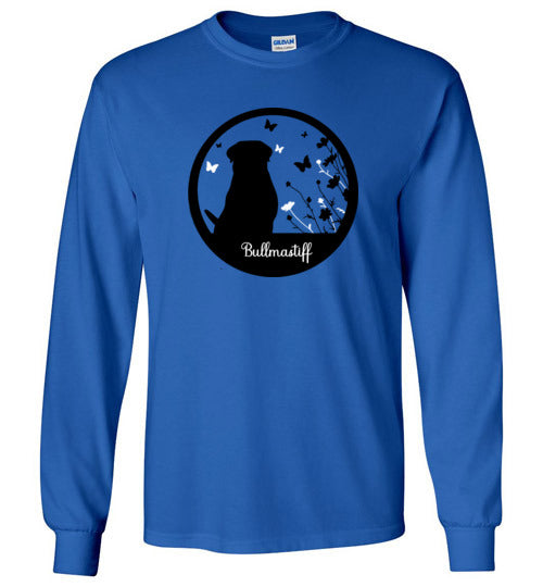 Bullmastiff Flowers Long Sleeve 2XL,3XL,4XL,5XL - WagALotBowWow
