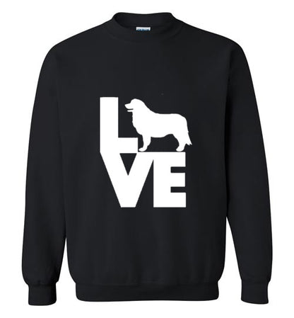 LOVE Leonberger Gildan Sweatshirt - WagALotBowWow