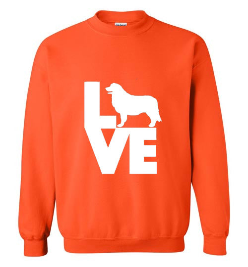 LOVE Leonberger Gildan Sweatshirt - WagALotBowWow