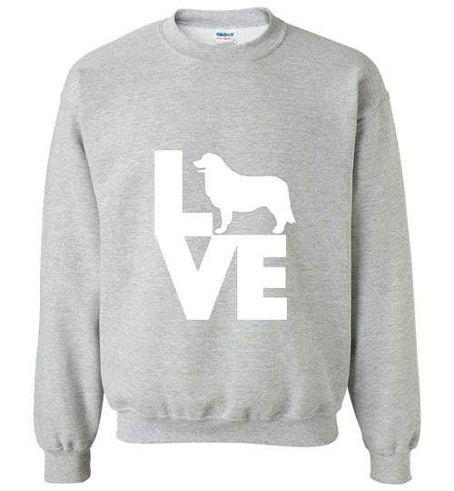LOVE Leonberger Gildan Sweatshirt - WagALotBowWow