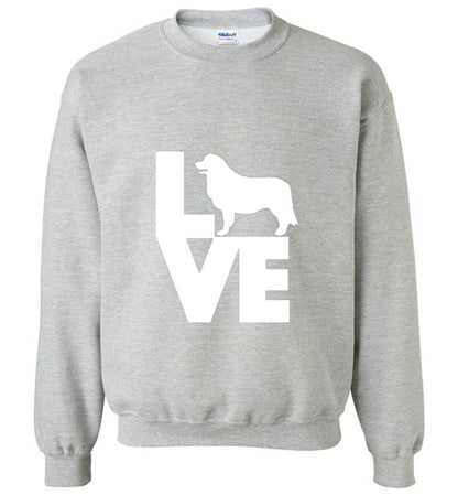 LOVE Leonberger Gildan Sweatshirt - WagALotBowWow