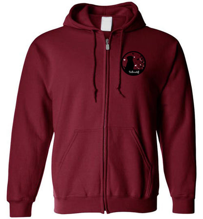 Bullmastiff Flowers Gildan Zip Hoodie S,M,L,XL - WagALotBowWow