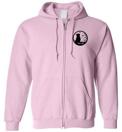 Bullmastiff Flowers Gildan Zip Hoodie S,M,L,XL - WagALotBowWow