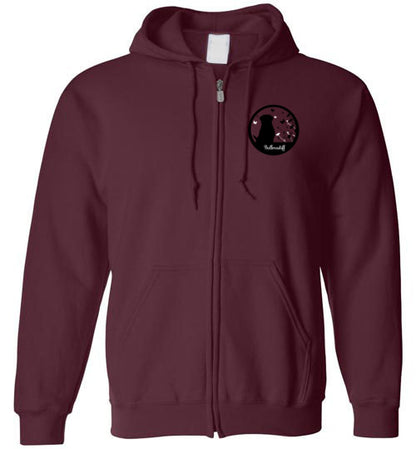 Bullmastiff Flowers Gildan Zip Hoodie S,M,L,XL - WagALotBowWow