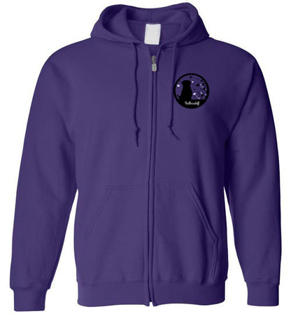 Bullmastiff Flowers Gildan Zip Hoodie S,M,L,XL - WagALotBowWow