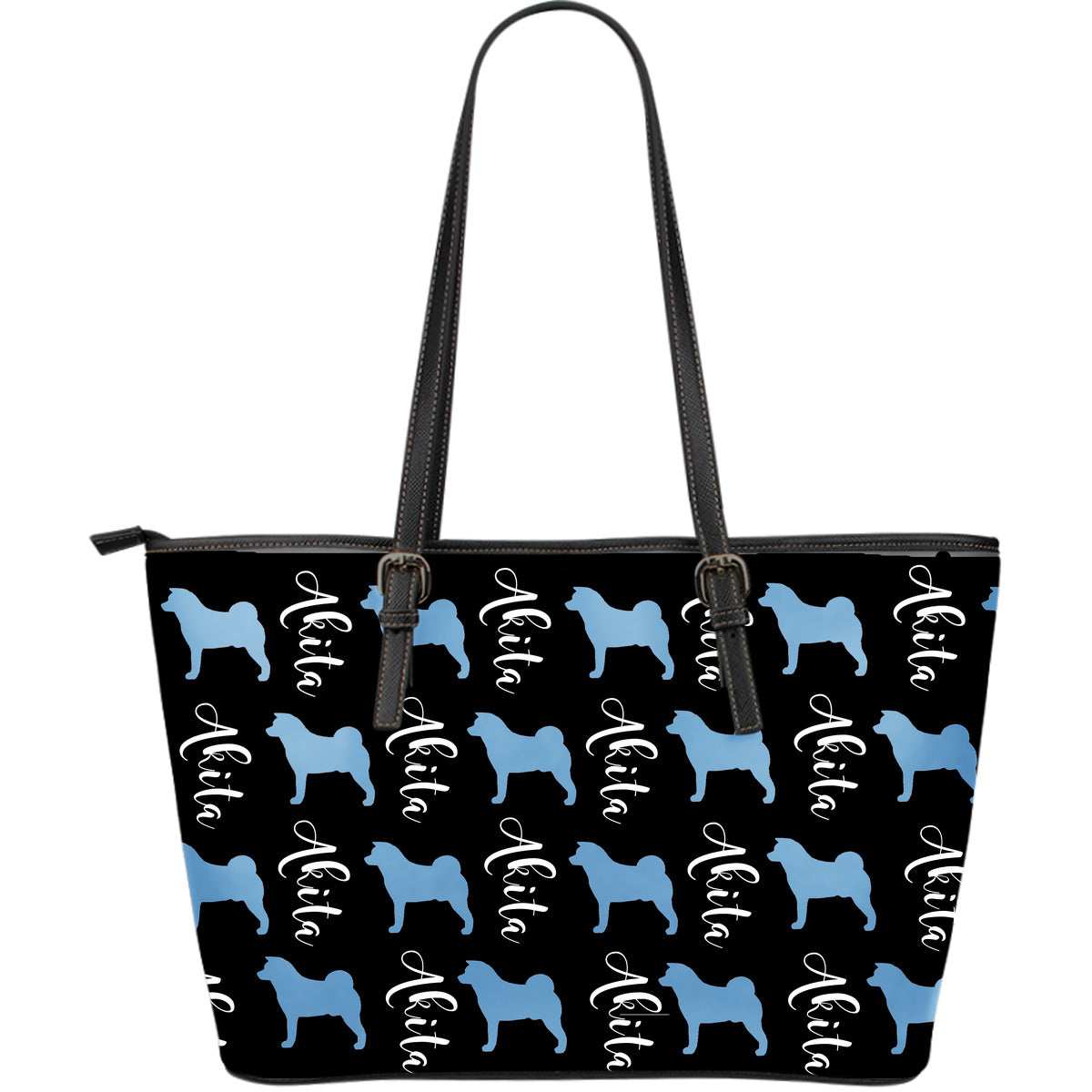 Express Akita Leather Tote Large - WagALotBowWow