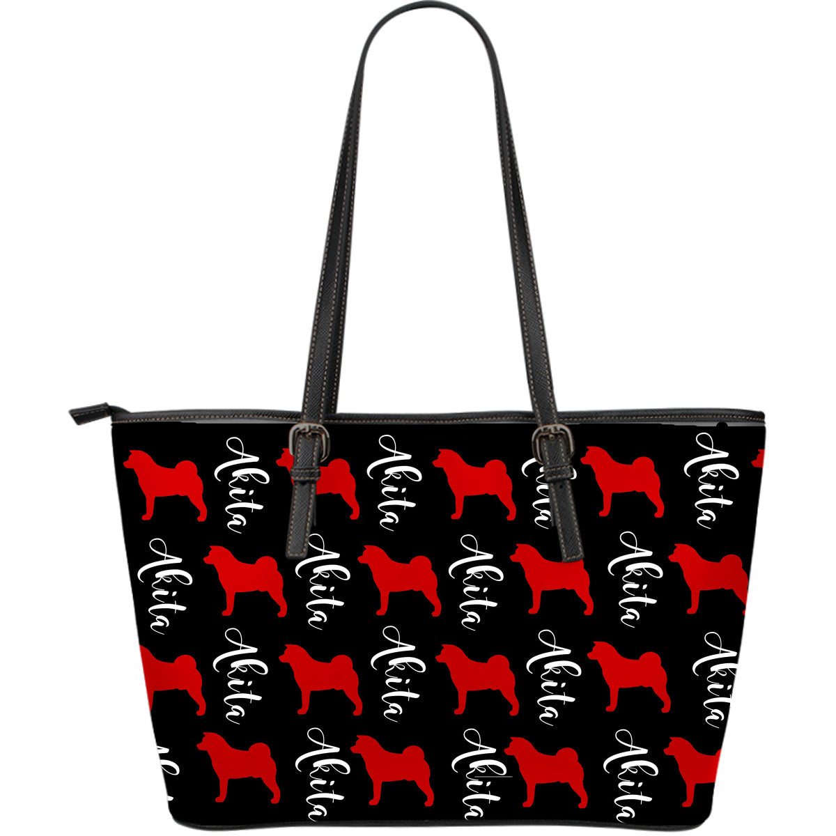 Express Akita Leather Tote Large - WagALotBowWow