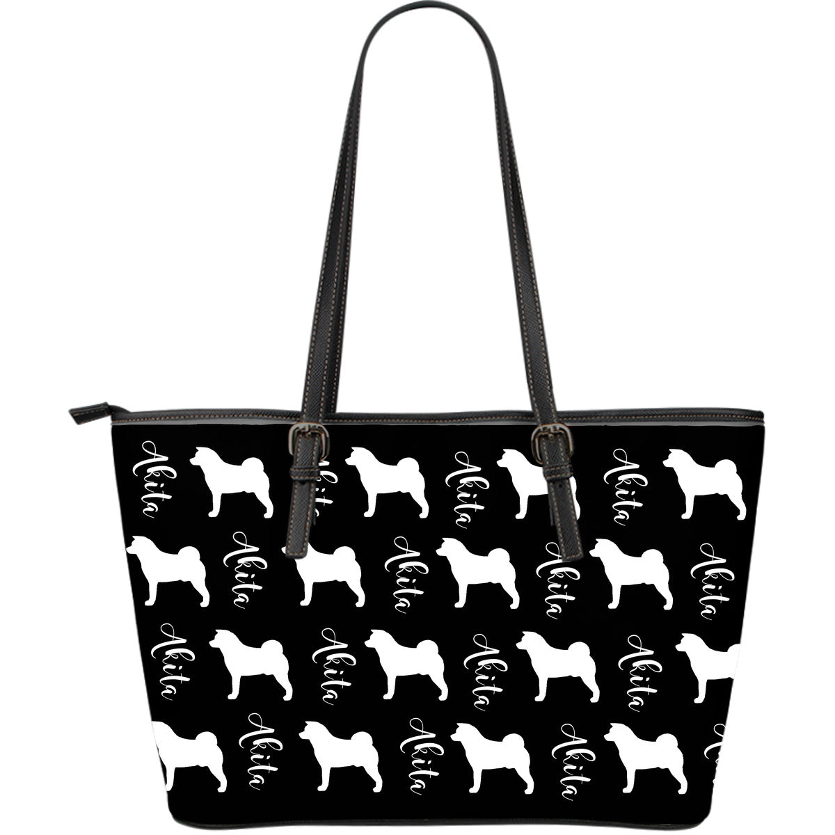 Express Akita Leather Tote Large - WagALotBowWow