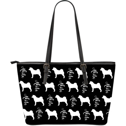 Express Akita Leather Tote Large - WagALotBowWow