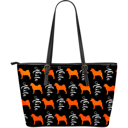 Express Akita Leather Tote Large - WagALotBowWow