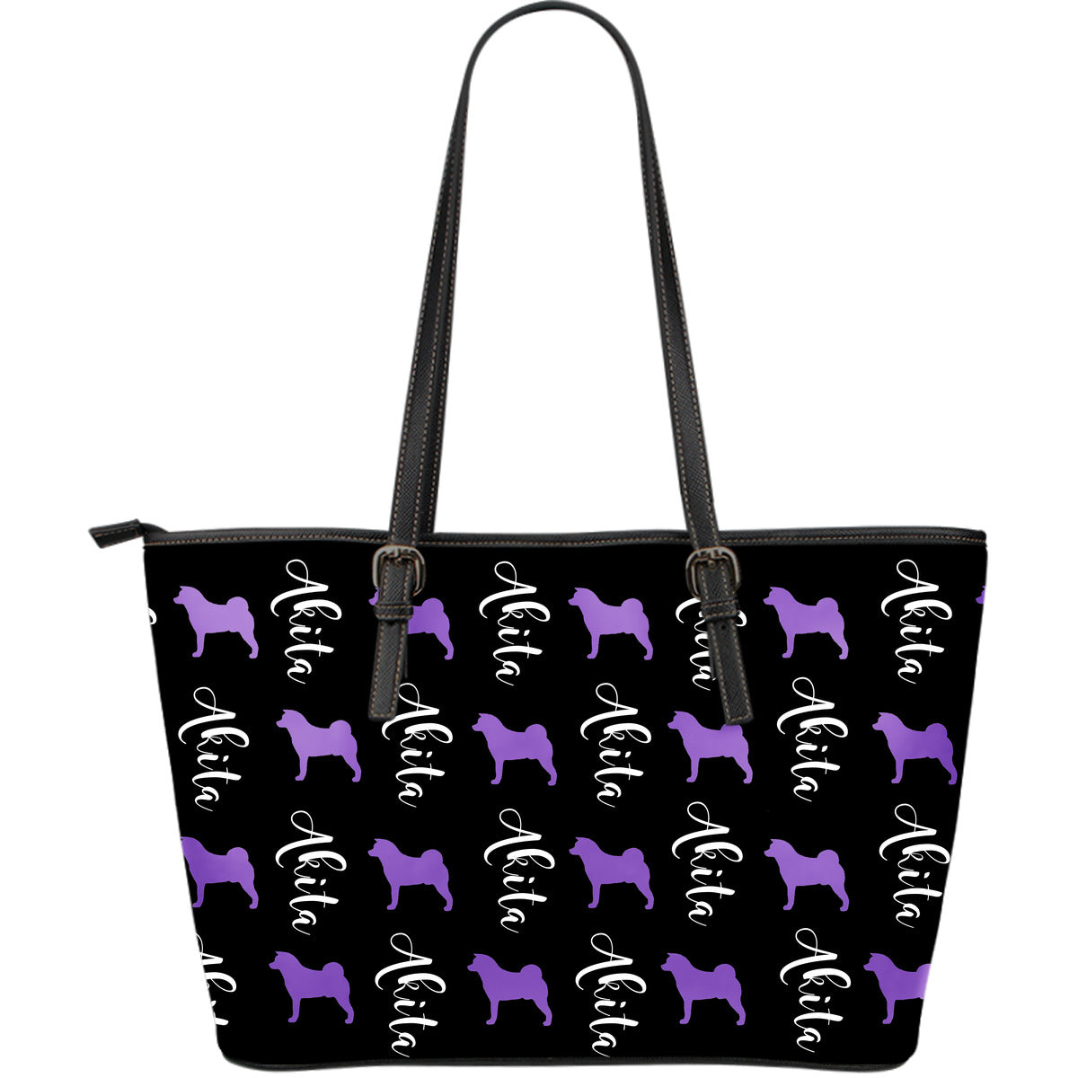 Express Akita Leather Tote Large - WagALotBowWow