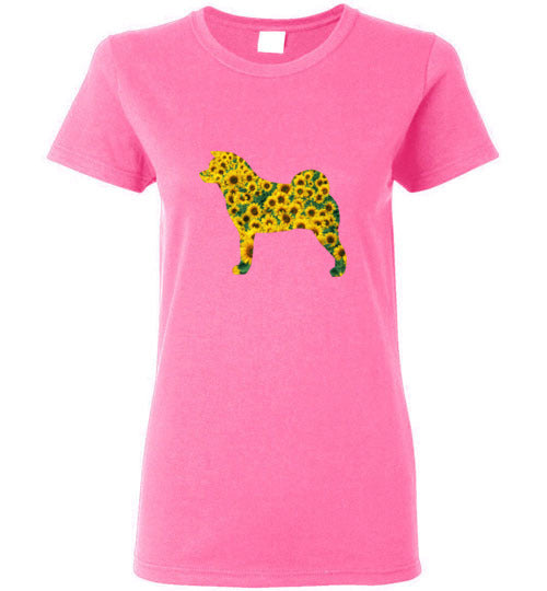 Akita Sunflower - WagALotBowWow