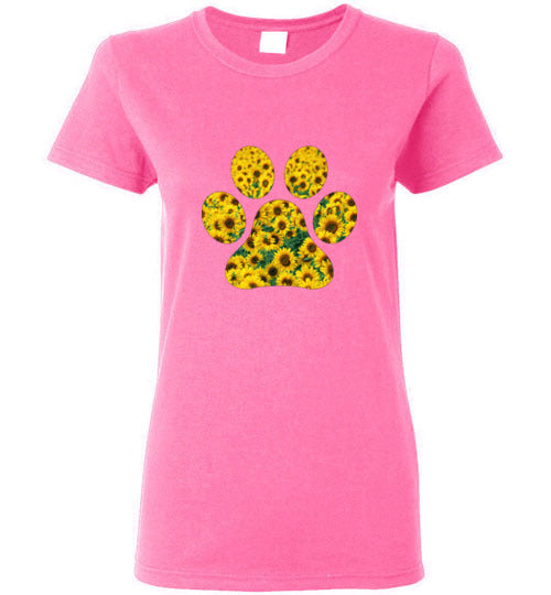 Paw Sunflower Shirt - WagALotBowWow