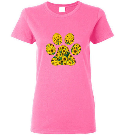 Paw Sunflower Shirt - WagALotBowWow