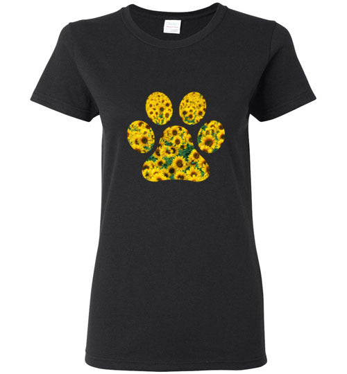 Paw Sunflower Shirt - WagALotBowWow