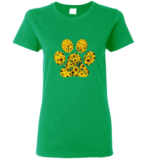 Paw Sunflower Shirt - WagALotBowWow