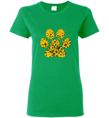 Paw Sunflower Shirt - WagALotBowWow