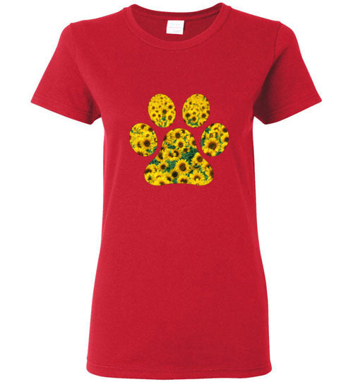 Paw Sunflower Shirt - WagALotBowWow