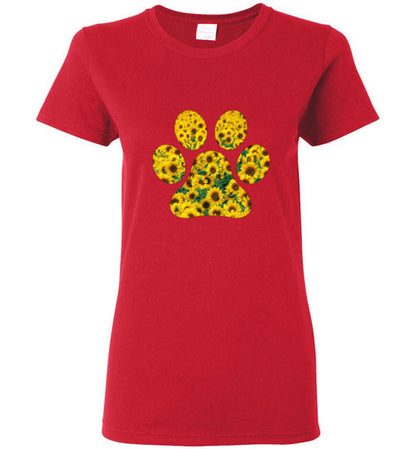 Paw Sunflower Shirt - WagALotBowWow