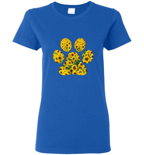 Paw Sunflower Shirt - WagALotBowWow