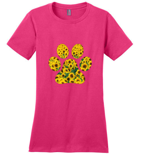 Paw Sunflower Shirt - WagALotBowWow