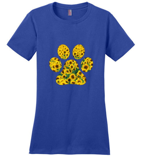 Paw Sunflower Shirt - WagALotBowWow