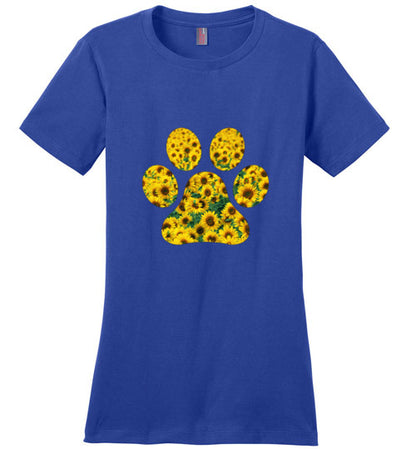 Paw Sunflower Shirt - WagALotBowWow