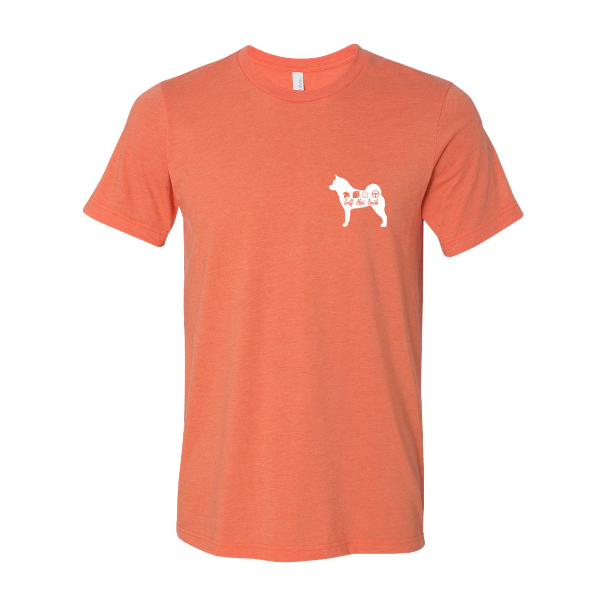 Akita Scent Sniff F/B Unisex SS Jersey Tee - WagALotBowWow