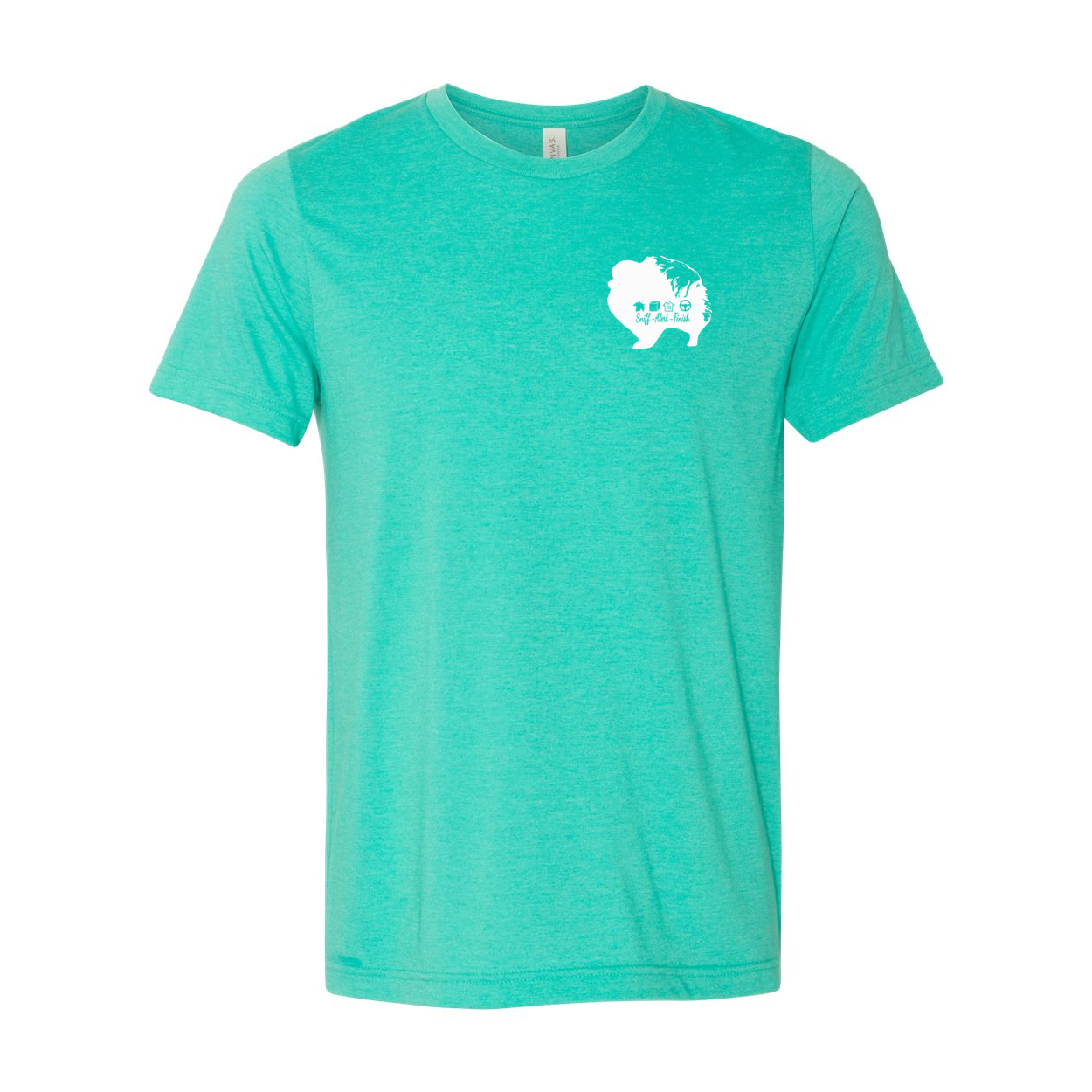 Pomeranian Scent F/B Unisex SS Jersey Tee - WagALotBowWow