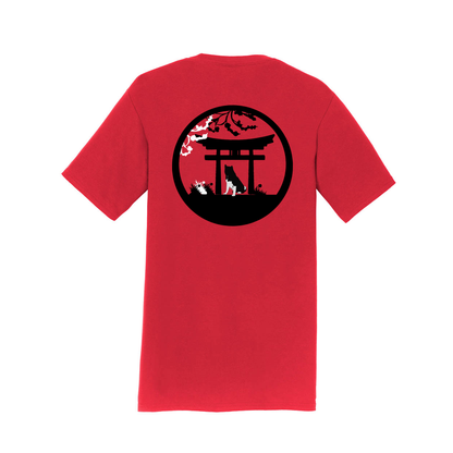 Akita Tree & Gate SS - WagALotBowWow